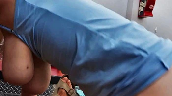 Gigi Strips in the Tattoo Shop