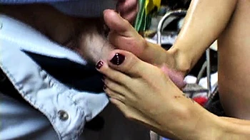 Brunette hardcore blowjob