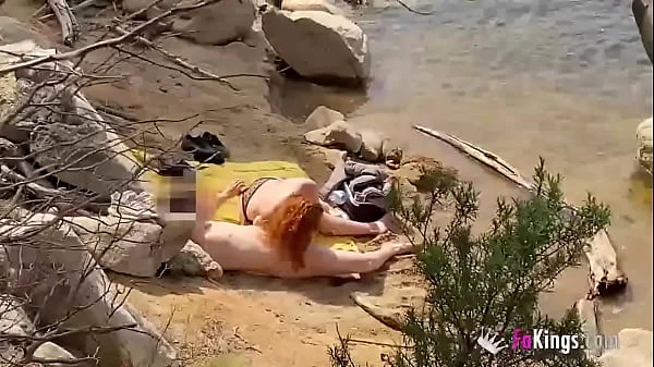 Jade looks for dudes to fuck at the lake. She loves exhibitionist experiences!