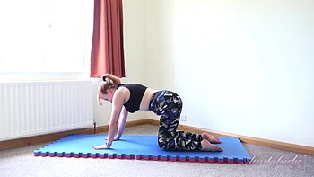 Yoga Workout with Red