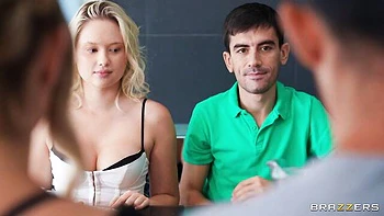 Aesthetic sideways pose pound with a bitchy blonde Jessie Ames