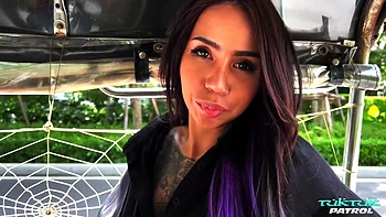 Hot Tatted Thai Slut Treats Bwc To Her Tight Twat