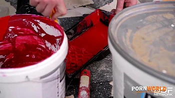 Hot teens Nesty & Arteya get their wet pussies fucked deep & hard