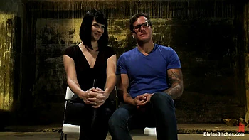 Bobbi Starr & Maitresse Madeline Hard Femdom Pegging - Horny Blowjob Handjob BDSM Submission