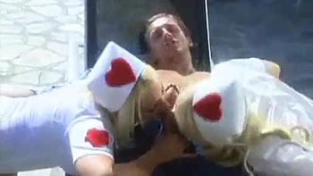 Dude Gets Lucky With Two Hot Nurses! ft. Hannah Harper: Blowjob, Big Tits  Anal Porn