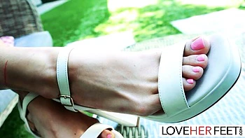 Cute trailer with appealing Hailey Rose from Love Her Feet