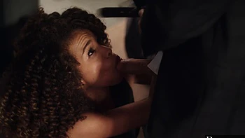 Skinny latina Cecilia Lion moaning on the sofa with passion.