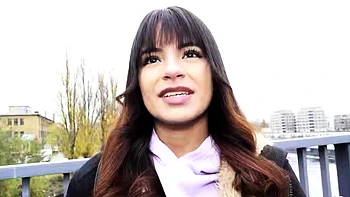 Petite Latina Talks Dirty Before German Big Dick Anal