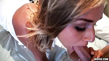 Beautiful busty blonde Kennedy Leigh is enjoying this huge penis