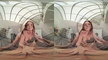 Vid 1: Blowjob, Cowgirl  Babe VR Porn