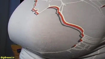 Horny Redhead BBW Teen with Monster Boobs Plays Rough and Extreme