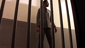 Big Tits Blonde Fucks Prison Guard - Asian Inmate Joins Hardcore Gangbang