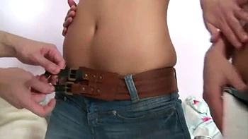 Russian Teen Lupe Burnett Gets Double Teamed in Wild Threesome Blowjob & Fuck