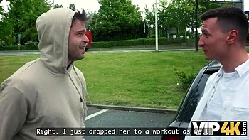 MILF Charlie Dean Seduced By Big White Cock - Natural Tits & Moaning Sex in HD 1080p