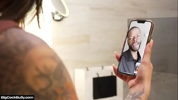 Busty lusty Latina loses lingerie for BFs bully boss