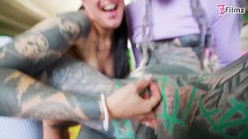 POV Threesome with Gothic Girls in Glasses - Anal, ATM & Facial with Anuskatzz, Morea Black & Lily Lu