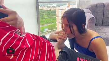 Jazmin Palvin rough anal fuck with stepsister in living room while parents travel - homemade Indian desi bhabhi sex