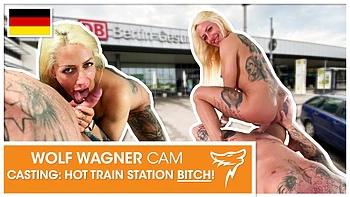 Harleen Van Hynten and Berlin's public cumshot xxx by Wolf Wagner Com