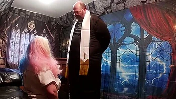 Naughty British College Girl Gets Spanked and Gives Deep Blowjob