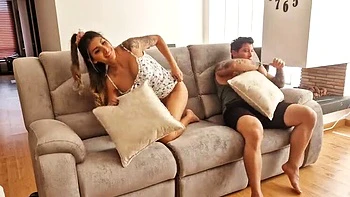 Step Sister Winter Steph Watches Erotic Movie With Me Then We Fuck - Big Tits Latina Amateur Homemade Sex