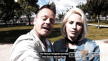 Amy Douxxx fucks petite blonde POV with big cock