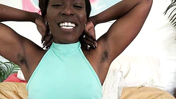 Ebony Bella Dahl Masturbates with Fuck Toys