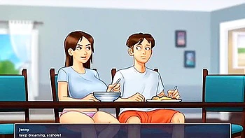 Stepsis Craves Stepbro’s Big Cock - Summertime Saga