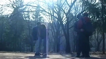 Hot Teens Get Gangbanged with Big Cocks Outdoors