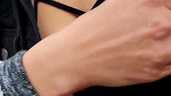 Petite Blonde Teen Sucks Big Cock & Pisses Publicly