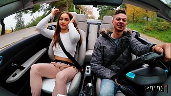 Car Loving Hottie Horny For It