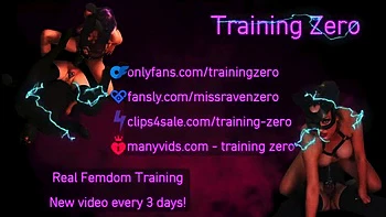Amateur MILF Stepmom Femdom Trains Zero Slave with Ballbusting CBT Punishment