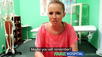 Fake hospital brunette patient craves doc’s big cock