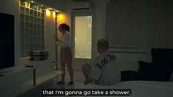 Step Mommy Fucks Step Son in Hotel Creampie