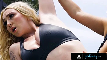 Trainer Kayley Gunner Fucks Kendra Hard, Then Straps On