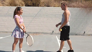 Nathan Bronson and Liv fuck hard outdoors in miniskirt