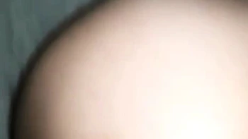 Большая жопа трахнута в позе догги от первого лица