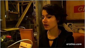 Petite Vicky Ties Up and Masturbs Solo