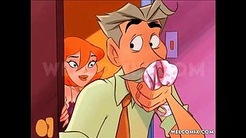 Big Tits MILF Hentai Blowjob & Panty Smell