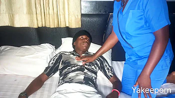 Cute Amateur Nurse Gets BBC Doggy Style Fuck