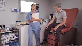 Naughty Nurse Sucks and Rides Big Ass Milf