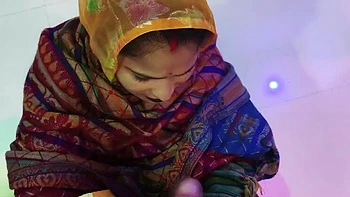 Desi Indian Couple’s Homemade Sex with Brunette Wife