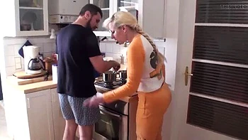 Slave Joschi Gets Brutal Punishment from Strict Kitchen Mistress - Femdom