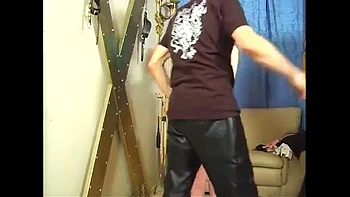 Cute Teen Bound & Waxed in Dark Dungeon BDSM