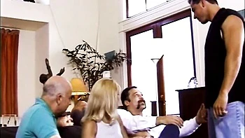 Anal Tease Threesome with Hot Milf Swingers