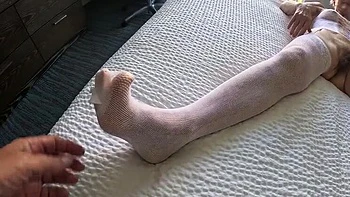 Hairy French Granny Masturbates Her Pussy Solo