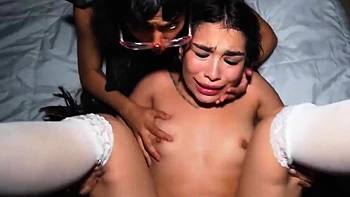 Submissive Teen Brunette Gets Fucked Hard