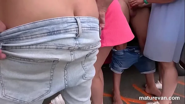 Virgin gets in a granny van