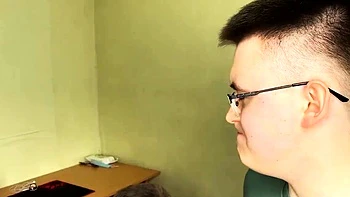 Brunette Gets Hardcore Doggystyle While Cuckold Watches