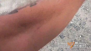 German Public Pussy Fuck POV with Kitty Blair