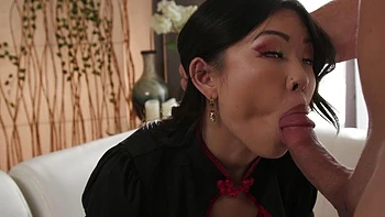 Nathan Bronson fucks Lulu Chu doggy style hardcore